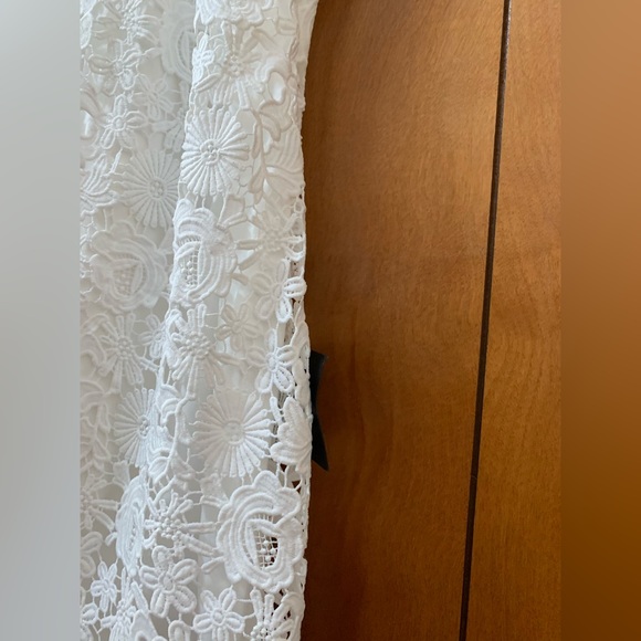 NWT Lulu’s white lace floral mini dress size small - Picture 9 of 11